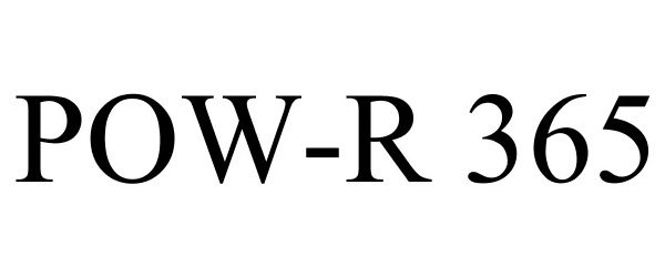 Trademark Logo POW-R 365