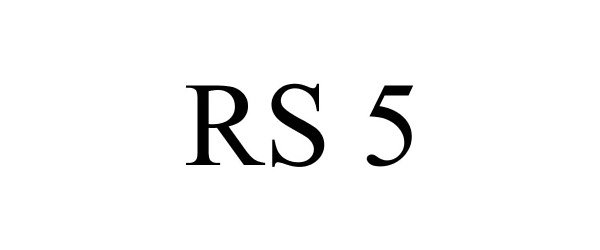  RS 5