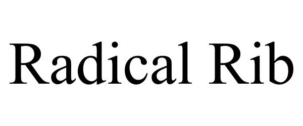 Trademark Logo RADICAL RIB