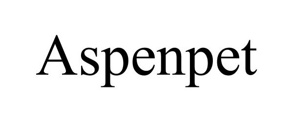 Trademark Logo ASPENPET