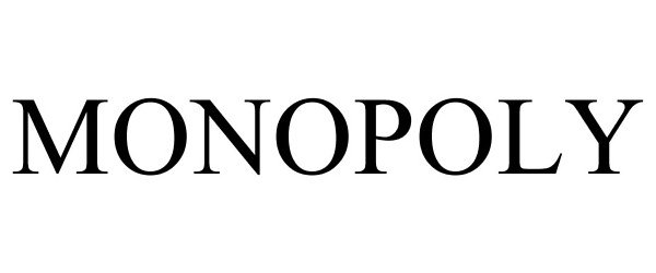 Trademark Logo MONOPOLY