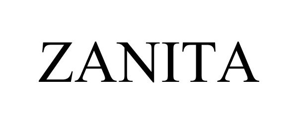 Trademark Logo ZANITA
