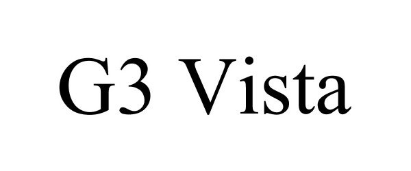 Trademark Logo G3 VISTA