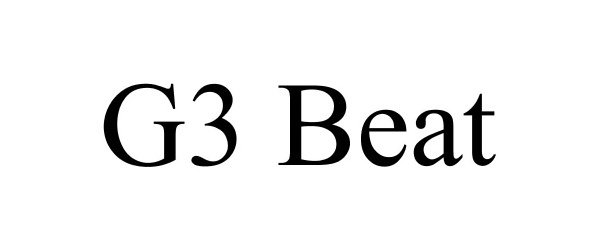 Trademark Logo G3 BEAT