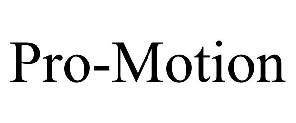 Trademark Logo PRO-MOTION