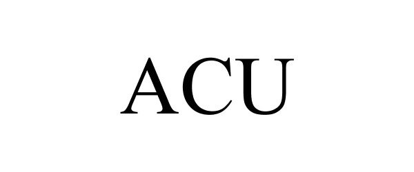 Trademark Logo ACU