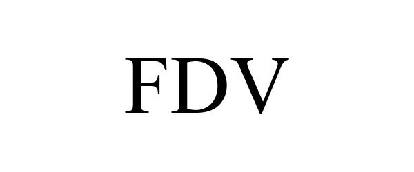 Trademark Logo FDV