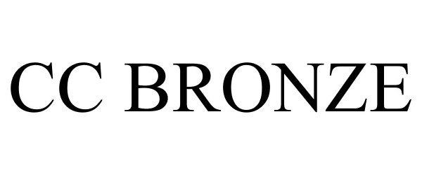 Trademark Logo CC BRONZE