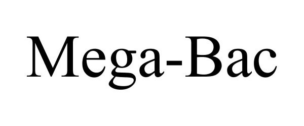 Trademark Logo MEGA-BAC