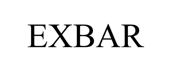 Trademark Logo EXBAR
