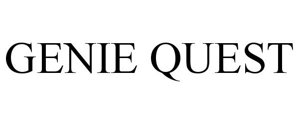 Trademark Logo GENIE QUEST