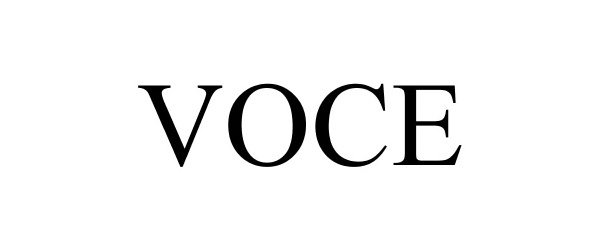 Trademark Logo VOCE