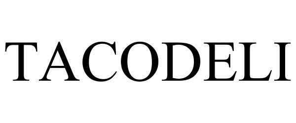 Trademark Logo TACODELI