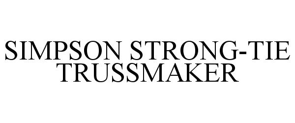  SIMPSON STRONG-TIE TRUSSMAKER