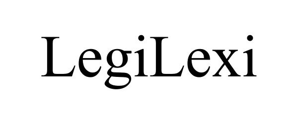 Trademark Logo LEGILEXI