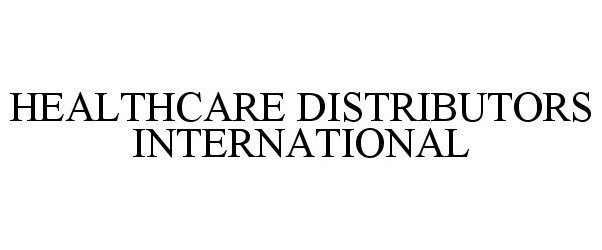  HEALTHCARE DISTRIBUTORS INTERNATIONAL