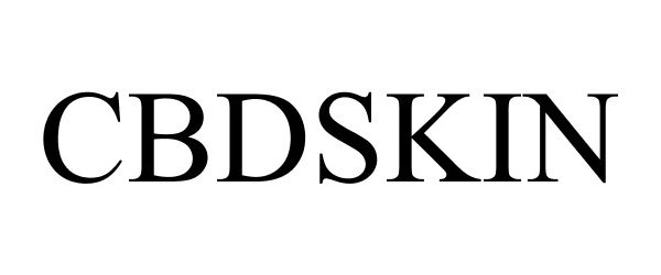 Trademark Logo CBDSKIN
