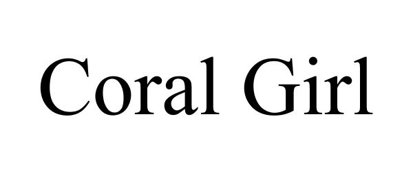 Trademark Logo CORAL GIRL