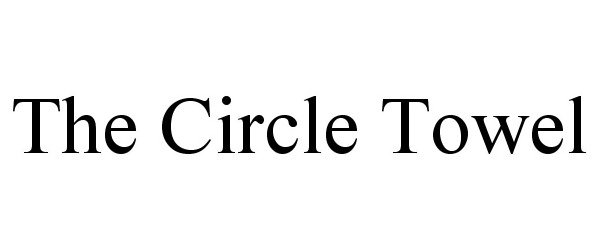  THE CIRCLE TOWEL