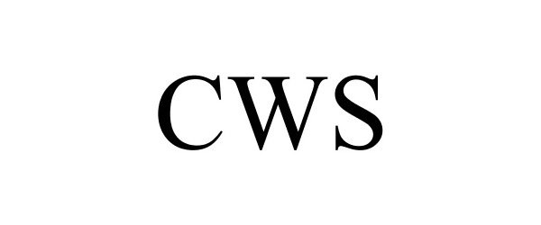 Trademark Logo CWS