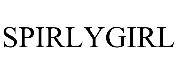 Trademark Logo SPIRLYGIRL