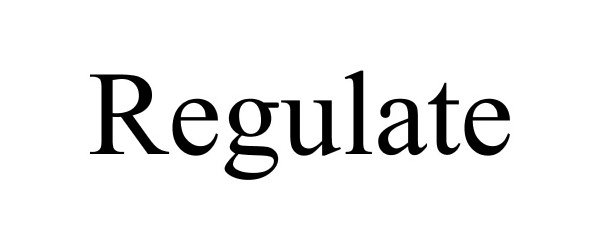 Trademark Logo REGULATE