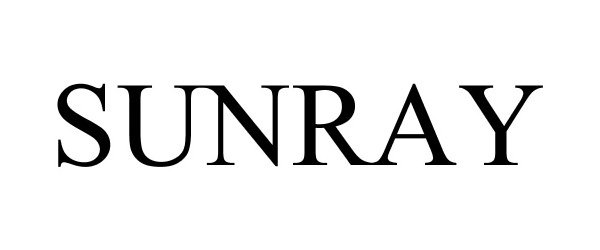 Trademark Logo SUNRAY