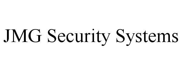 Trademark Logo JMG SECURITY SYSTEMS