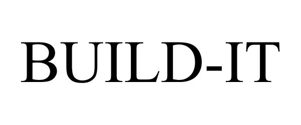 Trademark Logo BUILD-IT