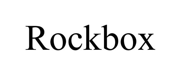 Trademark Logo ROCKBOX
