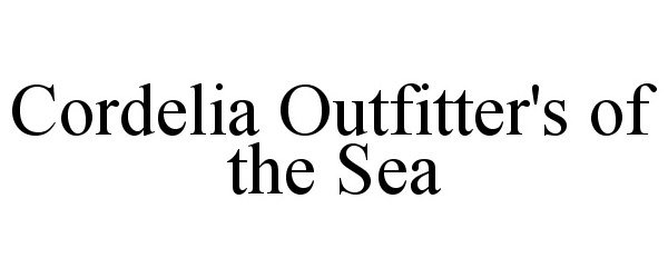  CORDELIA OUTFITTERS OF THE SEA