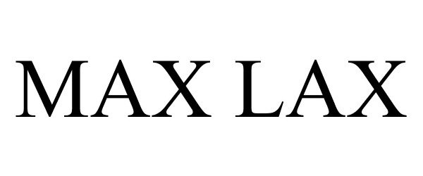 Trademark Logo MAX LAX