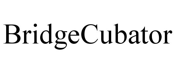 Trademark Logo BRIDGECUBATOR