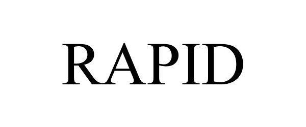 Trademark Logo RAPID