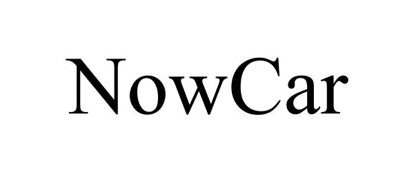 Trademark Logo NOWCAR