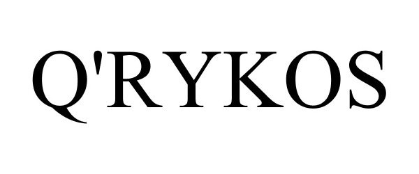 Trademark Logo Q'RYKOS