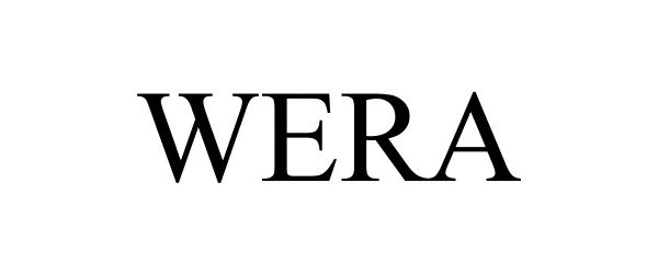 Trademark Logo WERA