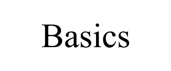 Trademark Logo BASICS