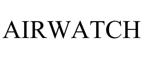 Trademark Logo AIRWATCH