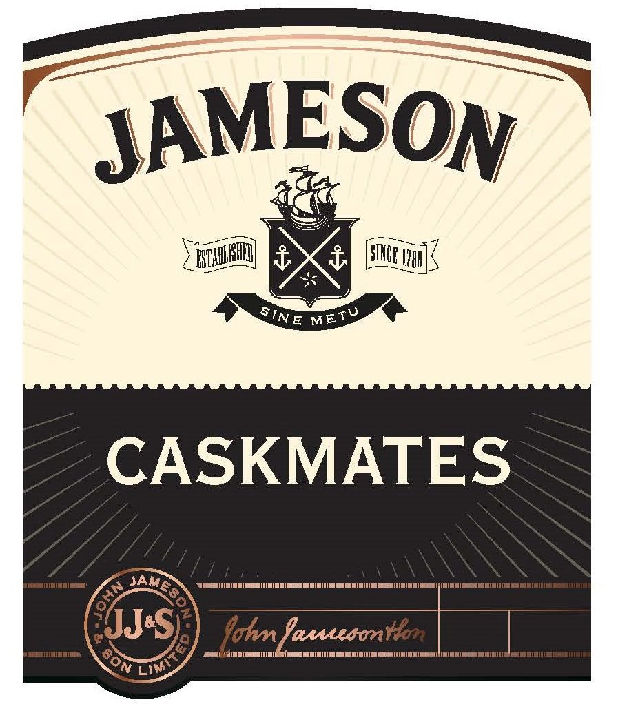 JAMESON X ESTABLISHED SINCE 1780 SINE METU CASKMATES JJ&amp;S JOHN JAMESON &amp; SON LIMITED JOHN JAMESON &amp; SON