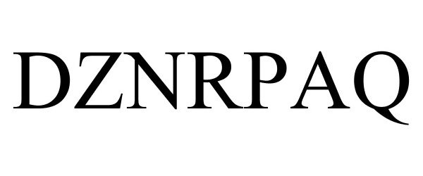 Trademark Logo DZNRPAQ