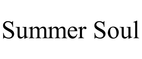Trademark Logo SUMMER SOUL