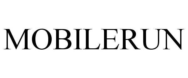 Trademark Logo MOBILERUN