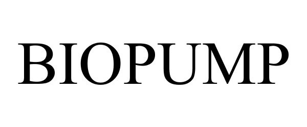 Trademark Logo BIOPUMP