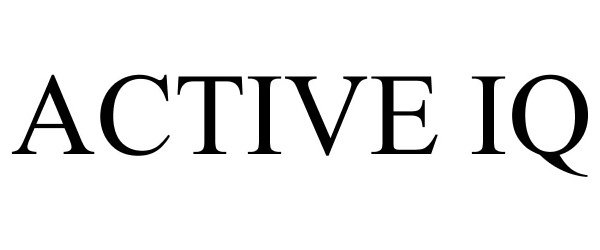 Trademark Logo ACTIVE IQ