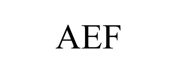 Trademark Logo AEF
