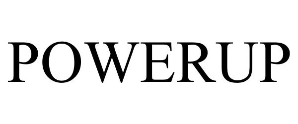 Trademark Logo POWERUP