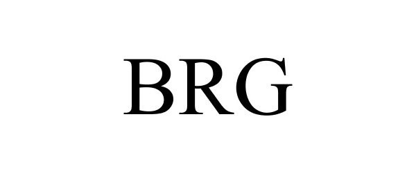 Trademark Logo BRG