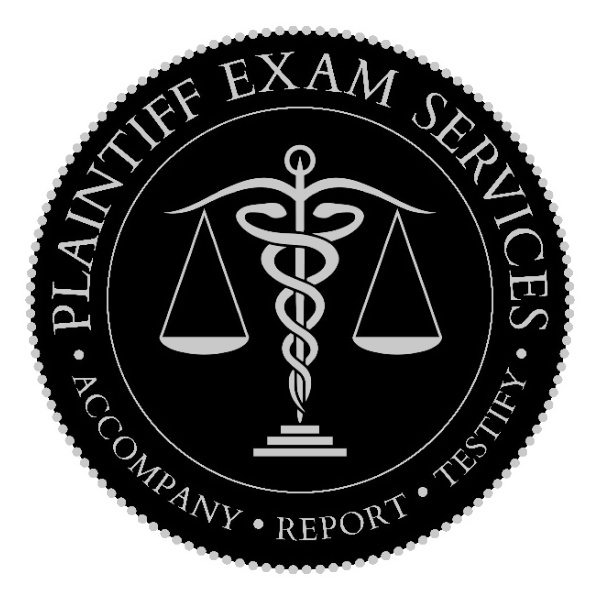 Trademark Logo PLAINTIFF EXAM SERVICES ACCOMPANY REPORT TESTIFY
