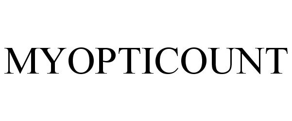 Trademark Logo MYOPTICOUNT